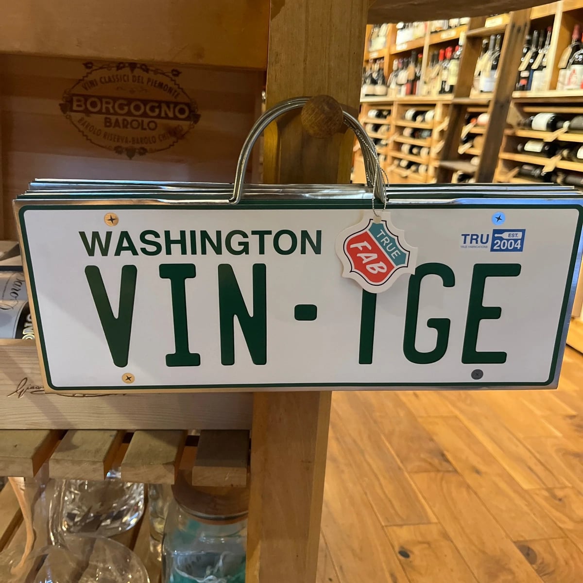 License Plate Gift Bag, Washington
