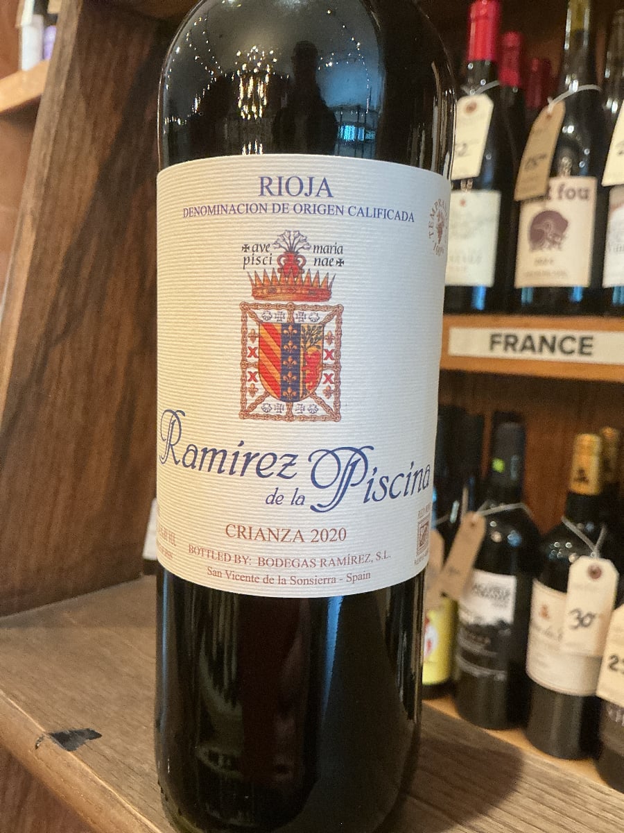 Ramirez de la Piscina, Crianza 2020 Rioja Spain