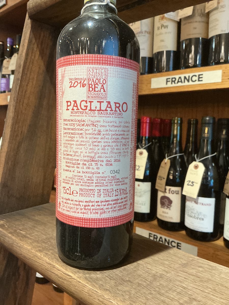 Paolo Bea "Pagliaro" Sagrantino 2020 Montefalco, Italy