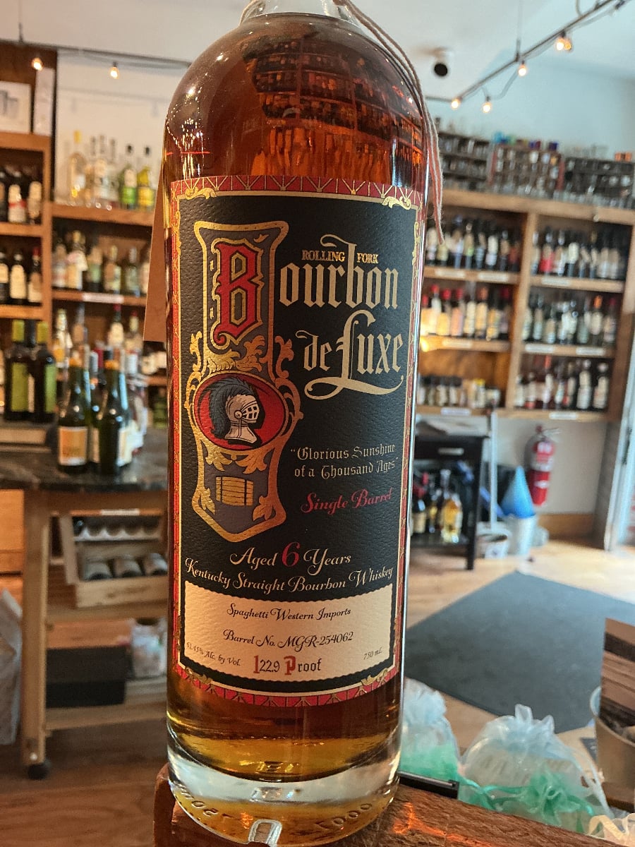 Bourbon de Luxe Single Cask Kentuckey Straight Bourbon 6 year Kentuckey
