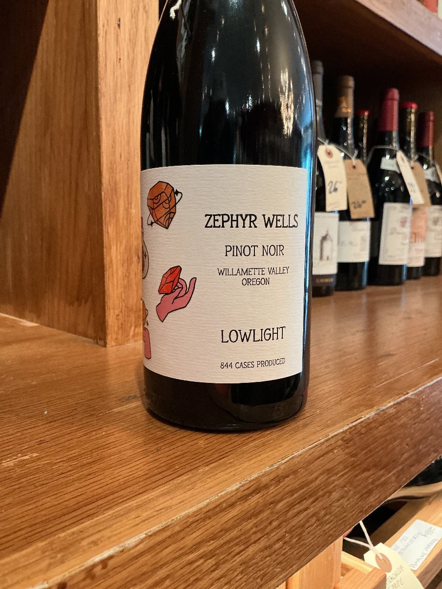 Zephyr Wells "Lowlight" Pinot Noir 2024 Willamette, Oregon
