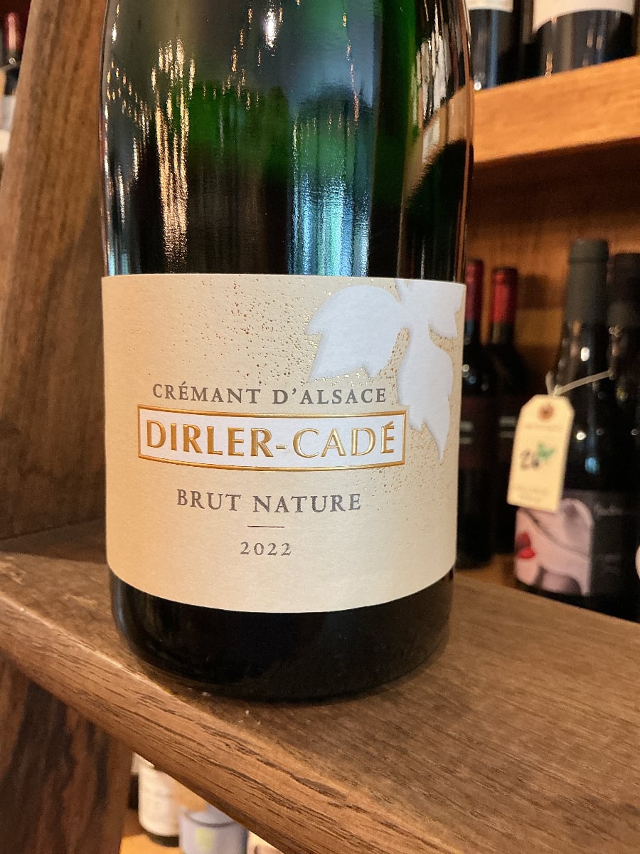 Dirler-Cade Cremant "Brut Nature" Alsace, France