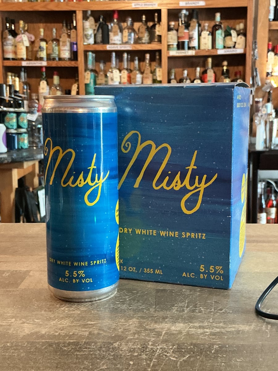 Oyster River "Misty" White Wine Spritz, 12 oz Cans NV Maine, USA